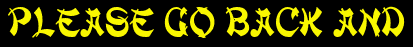 Please go back and