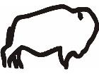  Buffalo Simple Outline C U 1 Decal