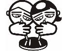  Cocaine Snorters Decal