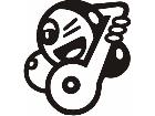  Contortion Boobs Decal