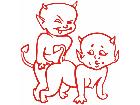  Devil People Doggy Style Decal