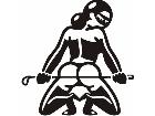  Dominatrix Leather Decal