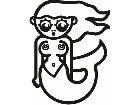  Mermaid Nude Decal