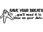 Saveyour Breath Decal