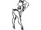  Sexy Lady Bend Down Decal