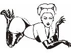  Sexy Lady Hornitas Decal