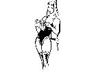  Sexy Lady Present Decal