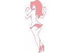  Sexy Lady Super Shape Decal