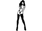  Sexy Lady Tall Decal