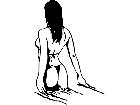  Sexy Lady Water Decal