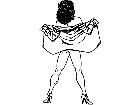  Sexy Stripper Flash Decal