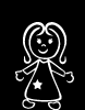 Girls Family Decal 414