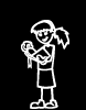 Girls Family Decal 875