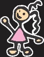 Girls Family Sticker 