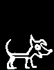 stick figure Dog 004 OFF