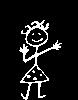 stick figure Girl 004 OFF