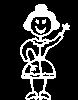 stick figure Mom 100