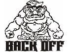  Backoff Monster Decal