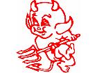  Devil Baby Go Decal