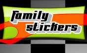 family car stickers custom made easily!