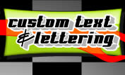 vinyl lettering, custom text decal, names decals