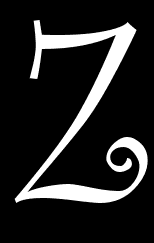 Monogram Decal Letter "Z"