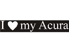  Acura Love Decal