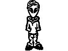  Alien Hip Hop 2 Decal
