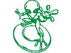  Alien Saucer Decal