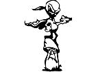  Alien Smoker Shroom Decal