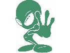  Alien Stop Decal