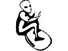  Alien Surfer Decal