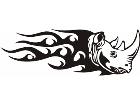  Animal Flames Rhino 0 2 5b A F 1 Decal