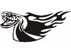  Animal Flames Snake Fangs 0 8 2b A F 1 Decal
