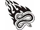  Animal Flames Snake 0 6 5b A F 1 Decal