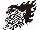  Animal Flames Snake 0 8 6b A F 1 Decal