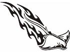  Animal Flames Sting Ray 0 9 3b A F 1 Decal