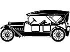  Antique Car 1 8 8 V A 1 Decal