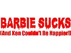 Barbie Sucks Decal