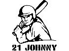  Baseball Custom Decal