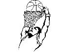  Basketball Dunk M B 1 Decal