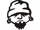  Beanie Evil Look Decal