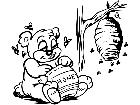  Bear Bee Hive 0 4 4 V A 1 Decal