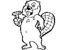  Beaver Clean Shaven Decal