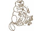  Beaver Tree Eater Decal