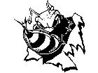  Bee Burst M B 1 Decal