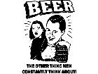  Beer Think About Decal