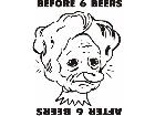  Before After Beer Decal