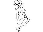  Bikini Babe Naked Decal
