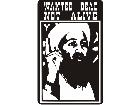  Bin Laden Wanted Dead Decal